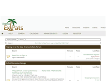 Tablet Screenshot of forum.aramcoexpats.com